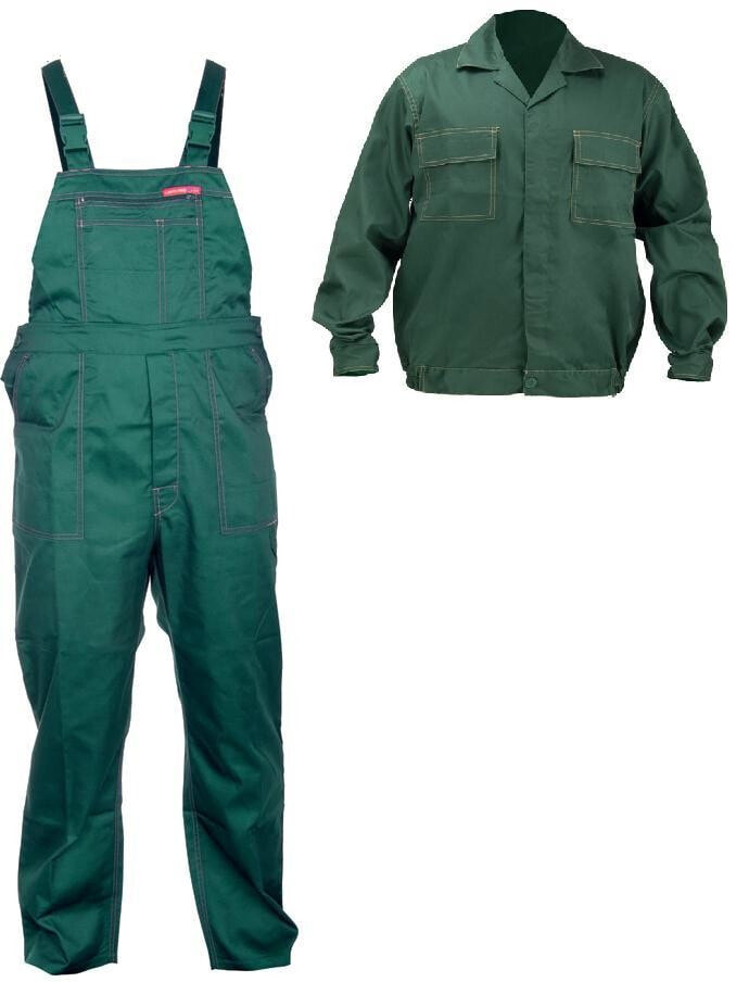 Lahti Pro Working clothes, green blouse and trousers, XL - LPQA82XL