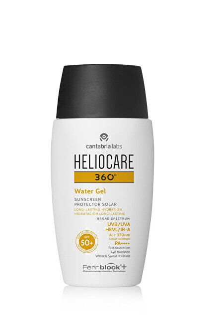 Средство для загара и защиты от солнца Heliocare Moisturizing tanning gel SPF 50+ 360° (Water Gel) 50 ml