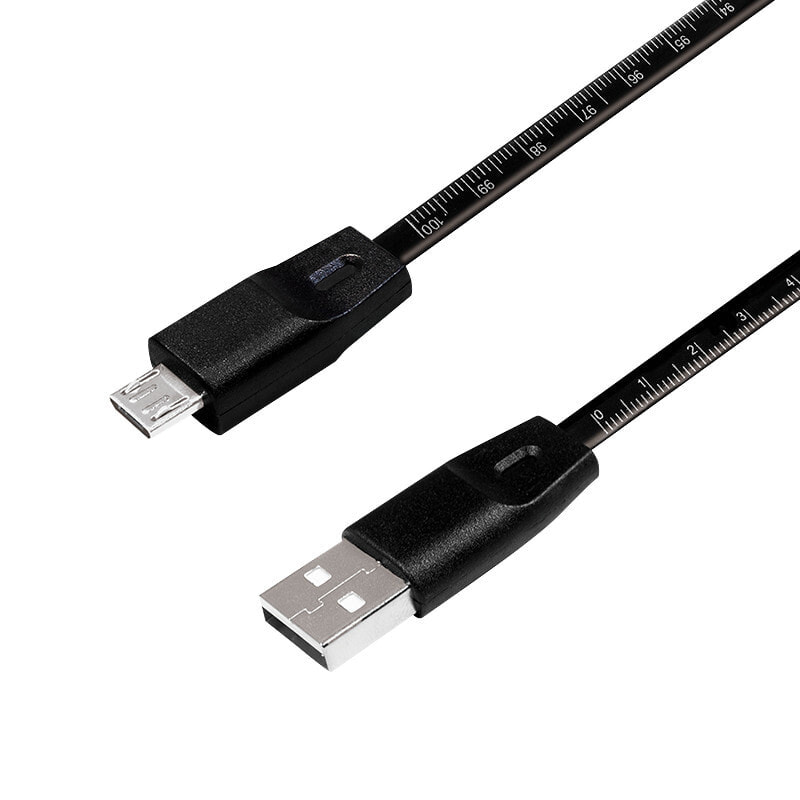 LogiLink CU0158 USB кабель 1 m 2.0 USB A Micro-USB B Черный