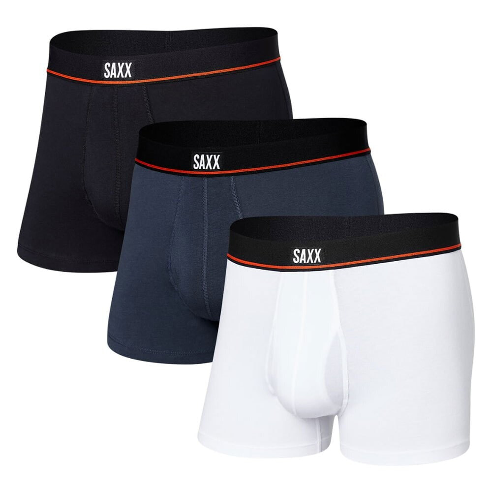 SAXX UNDERWEAR Non-Stop Stretch Fly Boxer 3 Units