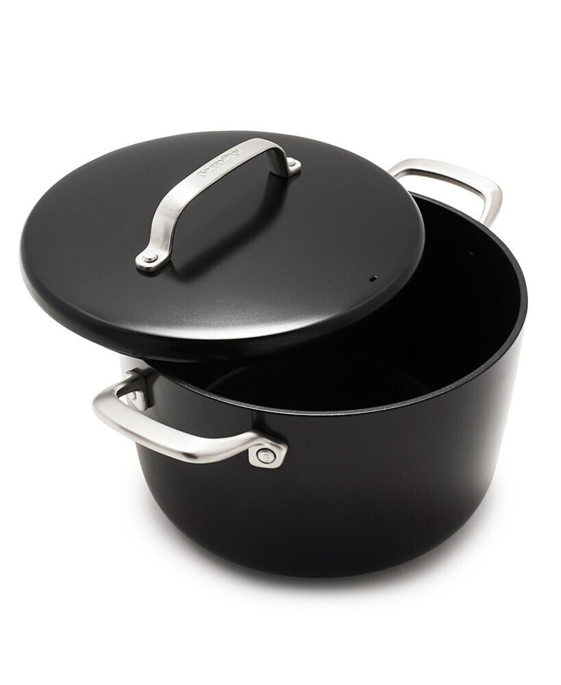Aluminum, Stainless Steel 8-Quart Stock Pot with Lid