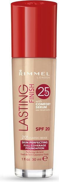 Rimmel Lasting Finish Foundation Spf20  Стойкий увлажняющий тональный крем для всех типов кожи 30 мл