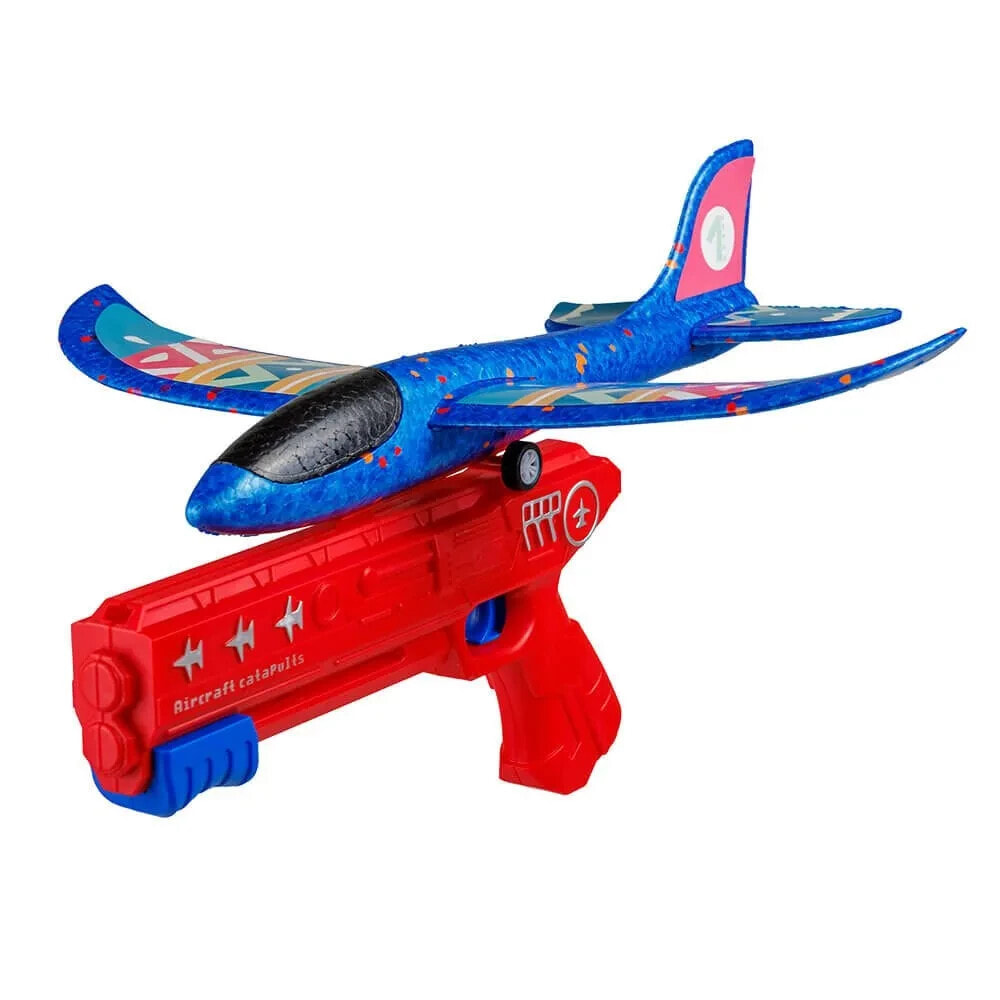 EUREKAKIDS Toy aircraft catapult - tribal air launch