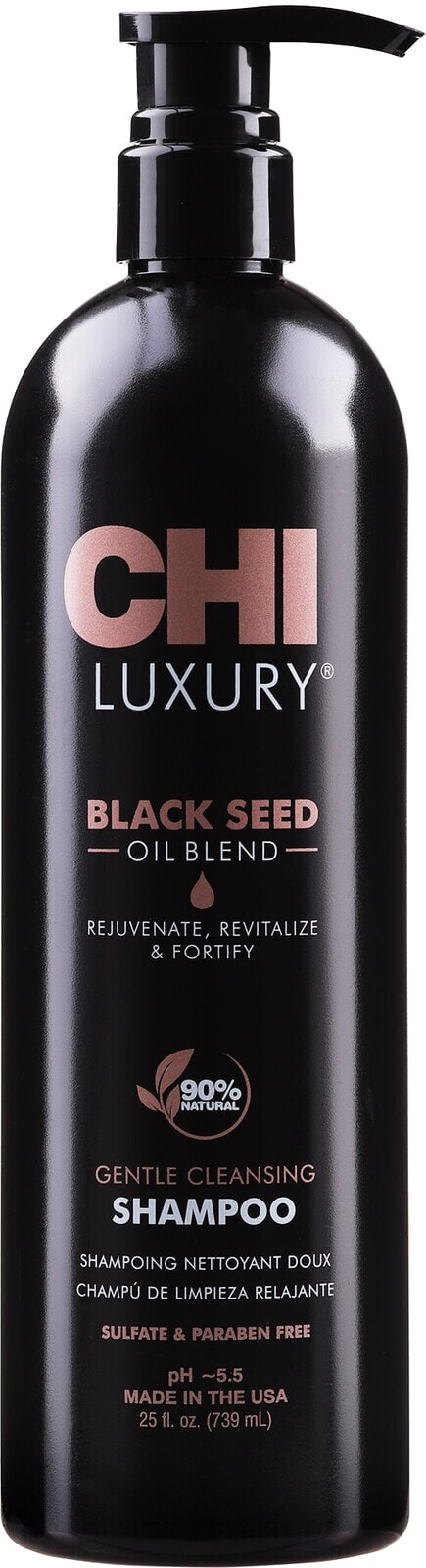 Reinigendes Shampoo mit Schwarzkümmelöl - CHI Luxury Black Seed Gentle Cleansing Shampoo