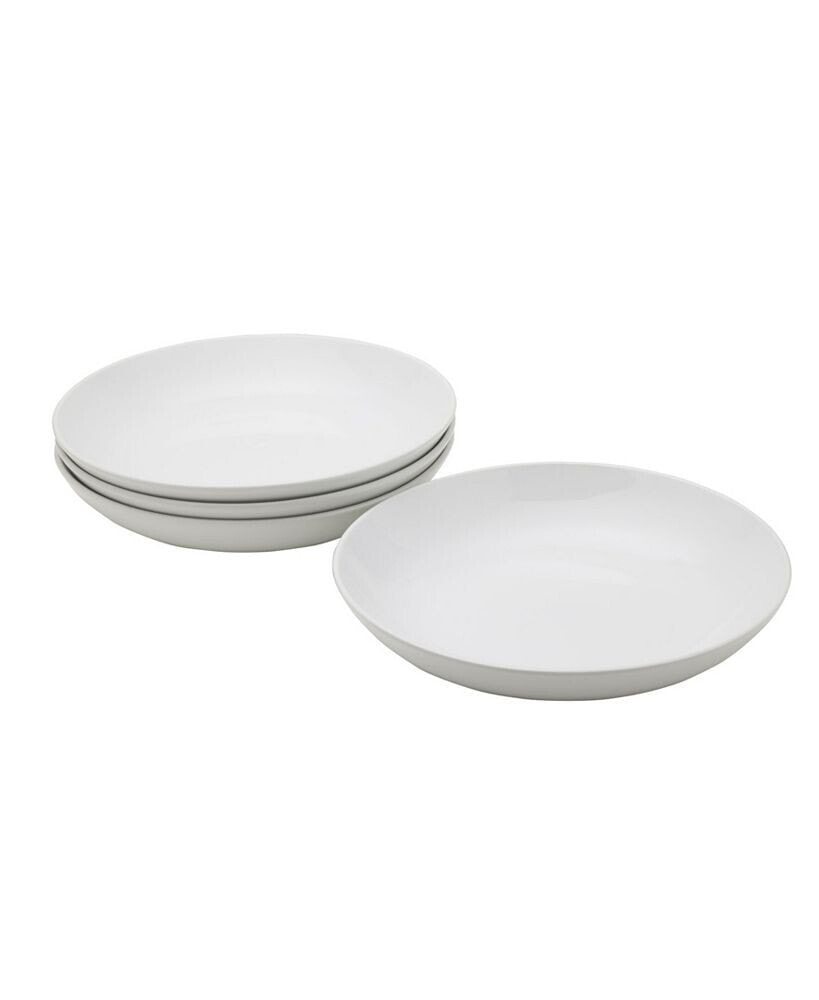 Everyday Whiteware Dinner Bowl 4 Piece Set