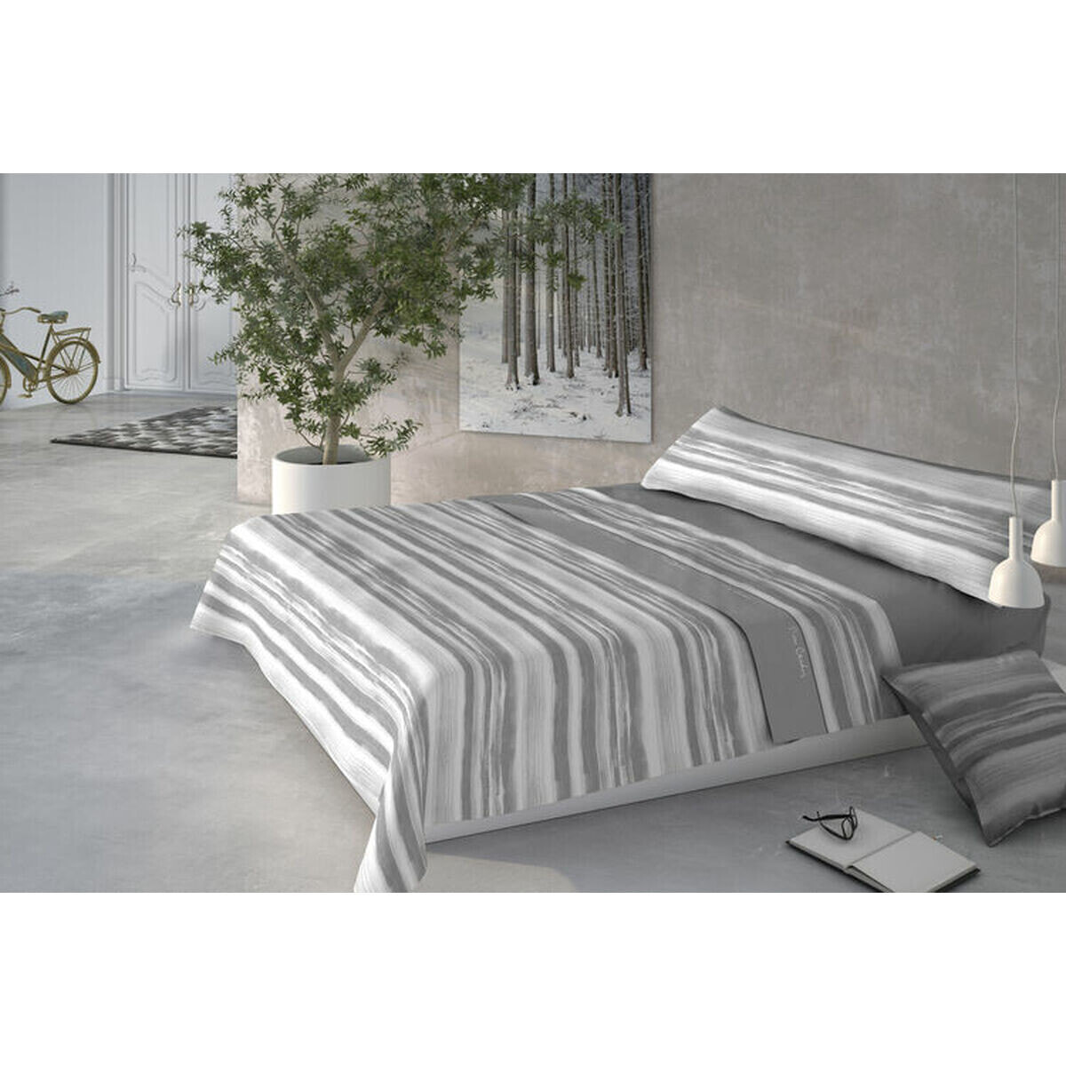 Bedding set Pierre Cardin CORALINA MEDITERRANEO Grey Double