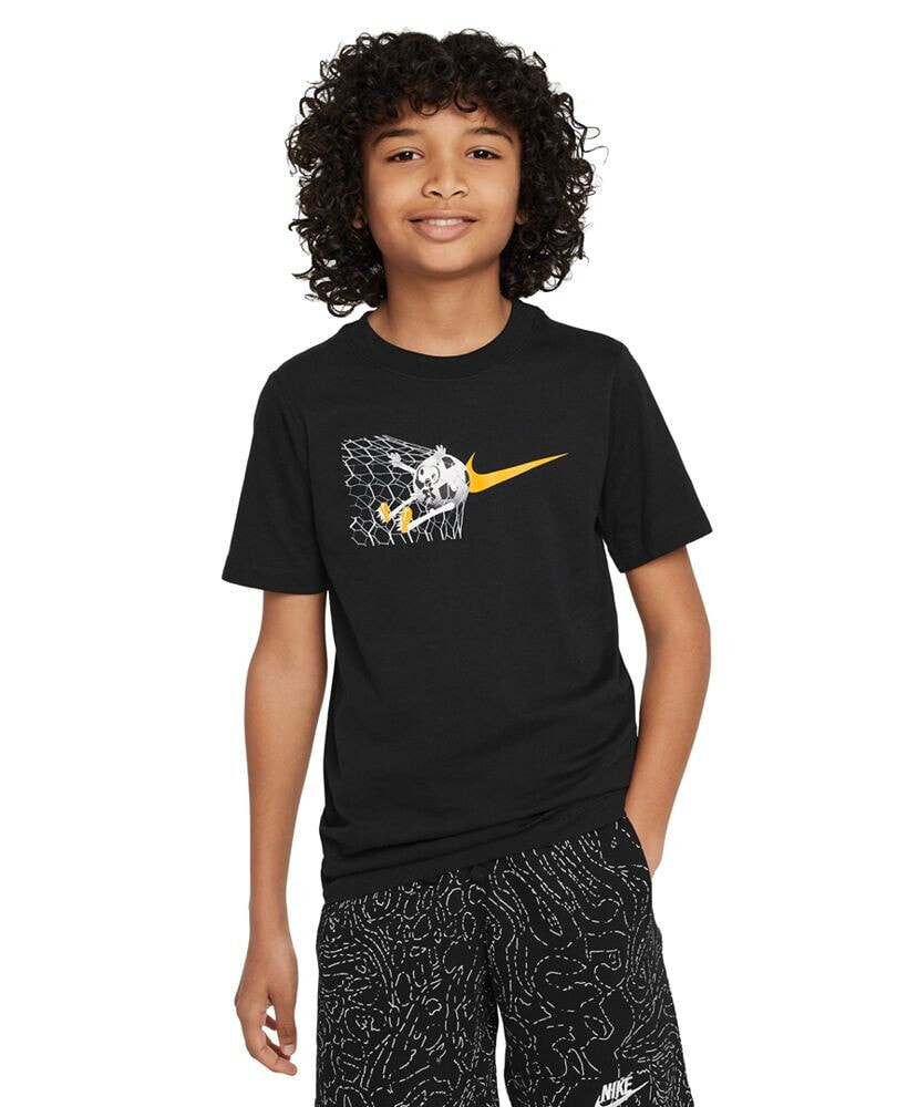 Nike big Kids Sportswear Graphic Cotton T-shirt