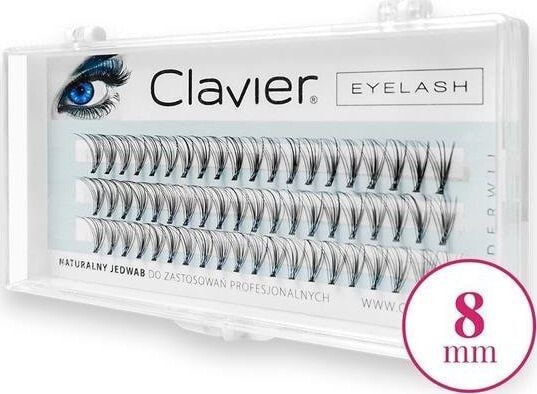 Clavier Eyelash  8 mm Накладные ресницы в пучках