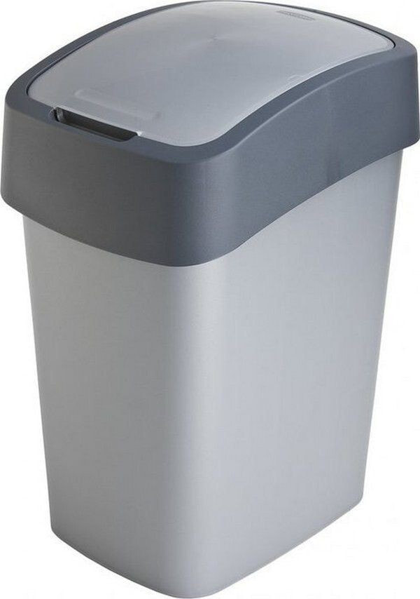 Curver Pacific Flip waste bin for segregation tilting 25L gray (CUR000013)