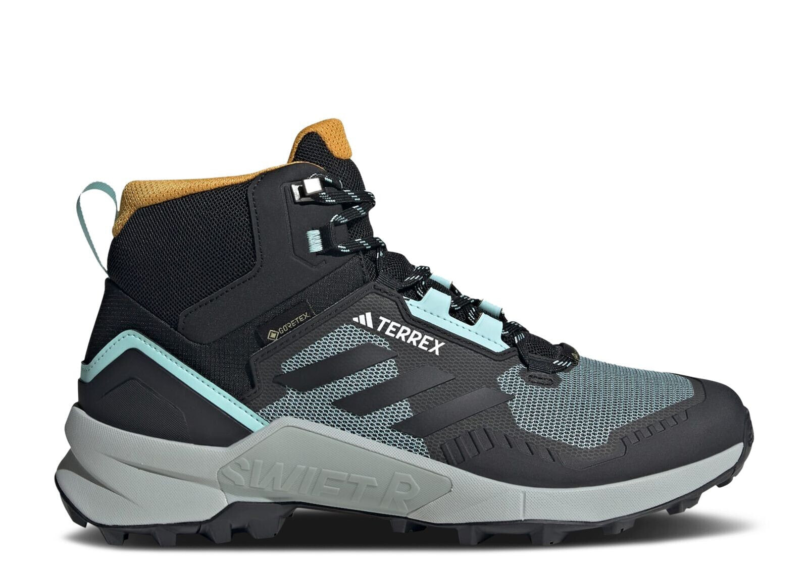 Terrex Swift R3 Mid GORE-TEX 'Black Aqua Yellow'