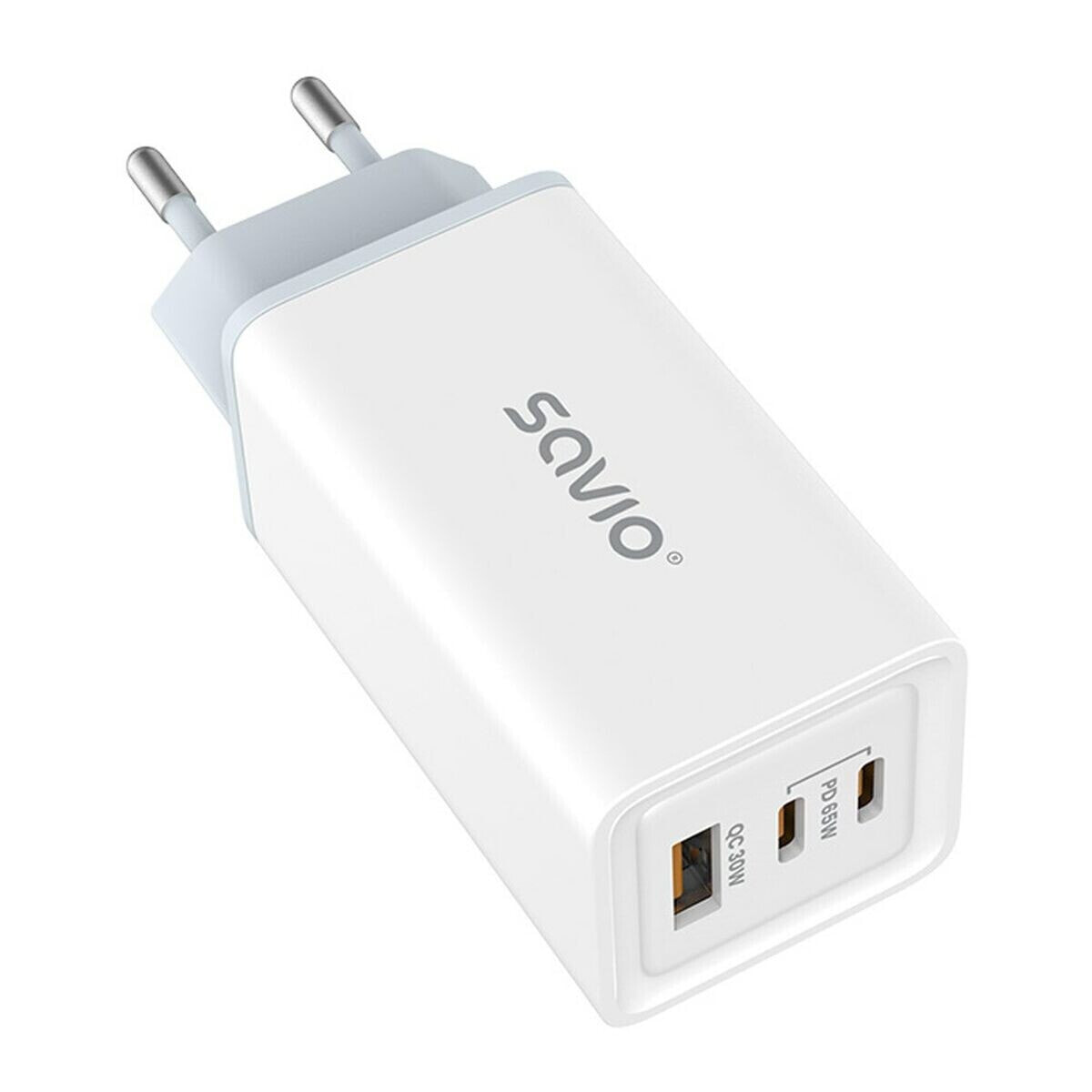 Wall Charger Savio LA-07 White 65 W