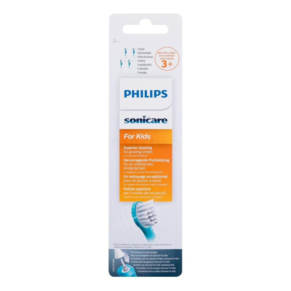 Philips Sonicare For Kids Mini HX6034/33 4 St. zahnbürstenkopf für Kinder Sonicare für Kinder Mini 4 St. Ersatzköpfe