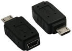 InLine 31602 кабельный разъем/переходник Micro-B Mini USB 5pin Черный