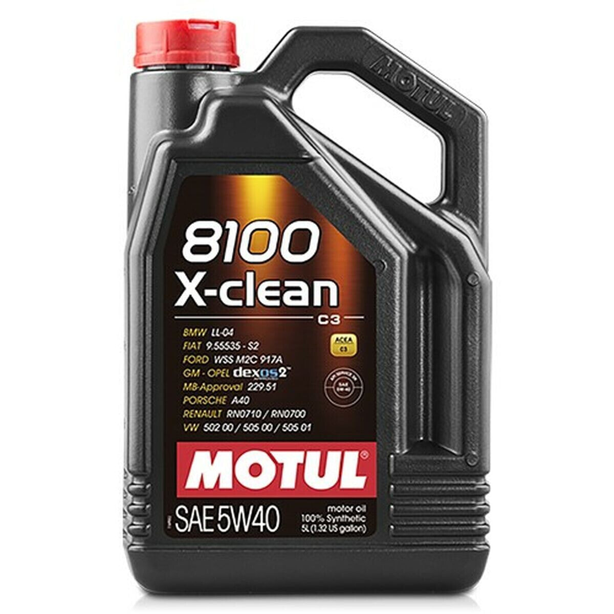 Car Motor Oil Motul 8100 X-Clean 5W40 5 L