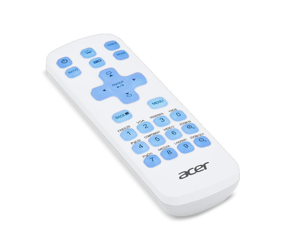 Acer MC.JQ011.005 пульт дистанционного управления Инфракрасный беспроводной Универсальная Нажимные кнопки
