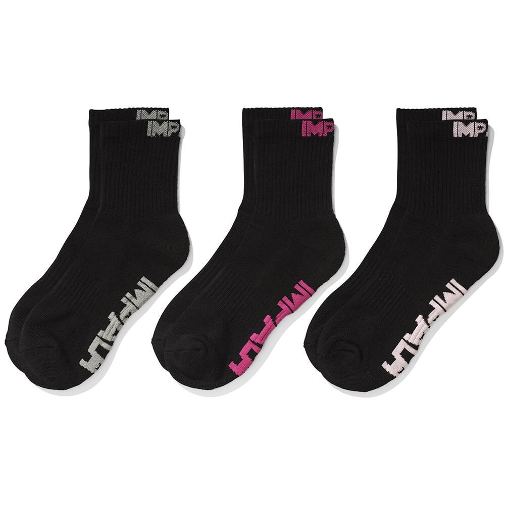 IMPALA ROLLERS Stripe crew socks 3 pairs