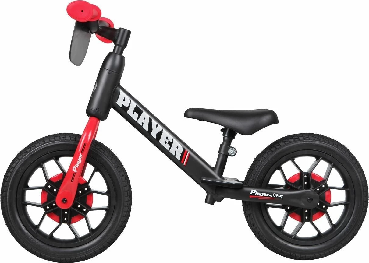 Qplay Rowerek Biegowy Player Czerwony