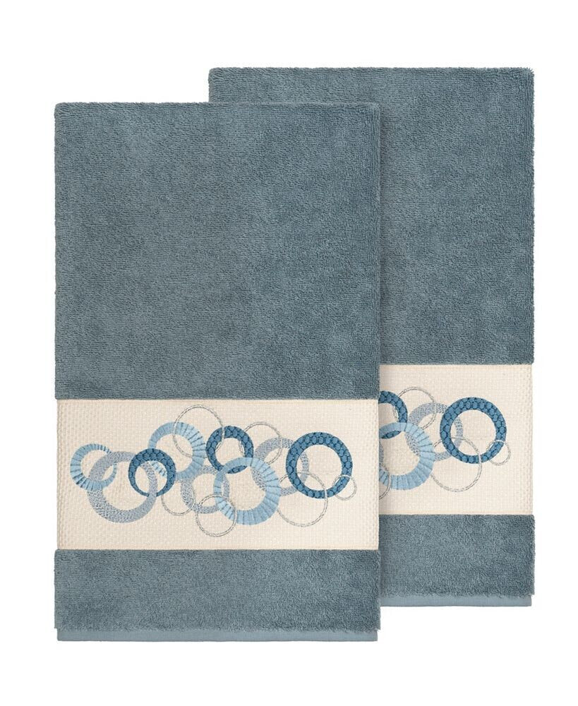 Linum Home annabelle 3-Pc. Embellished Towel Set