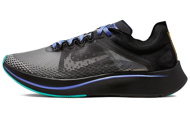 Nike Zoom Fly SP Fast 低帮 跑步鞋 女款 黑蓝 气垫编织 / Кроссовки Nike Zoom Fly SP Fast BV0389-001