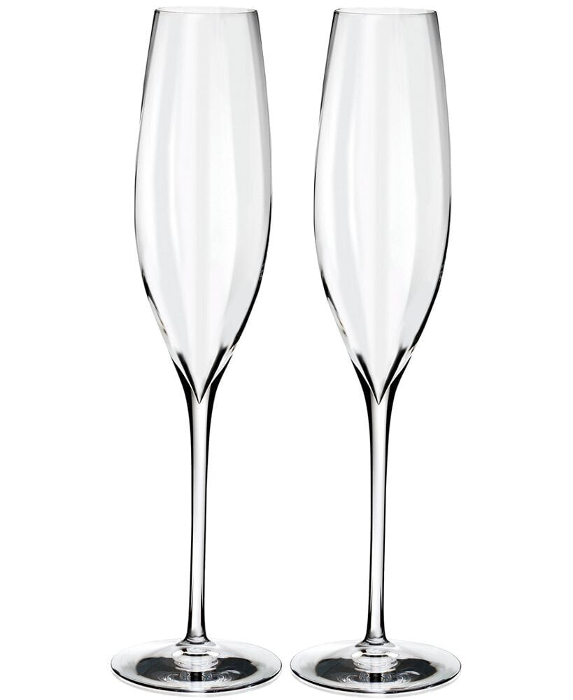 Waterford waterford Optic Classic Champagne Flute Pair