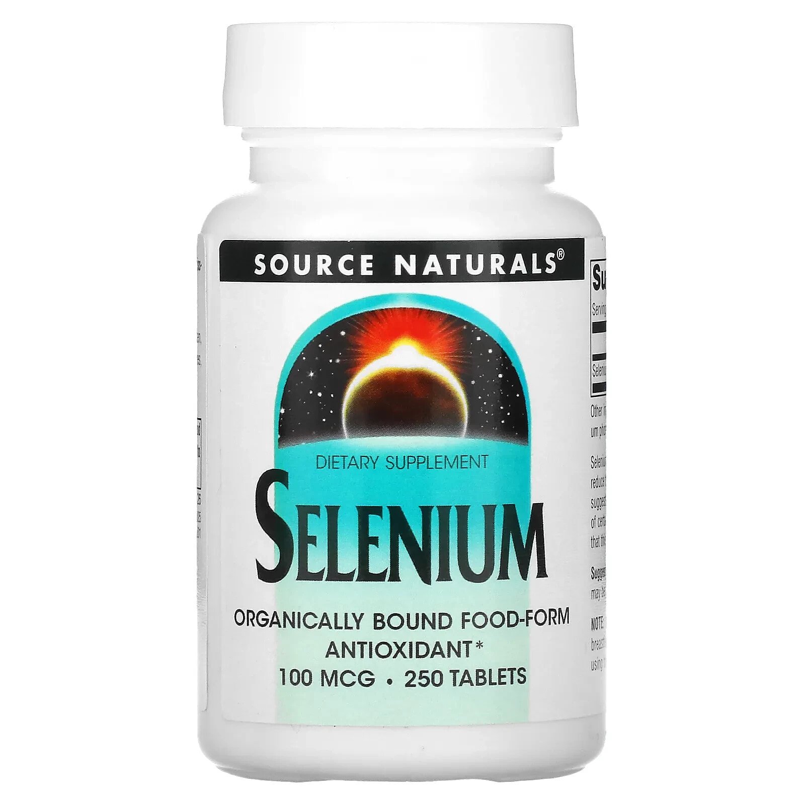 Selenium, 100 mcg, 250 Tablets