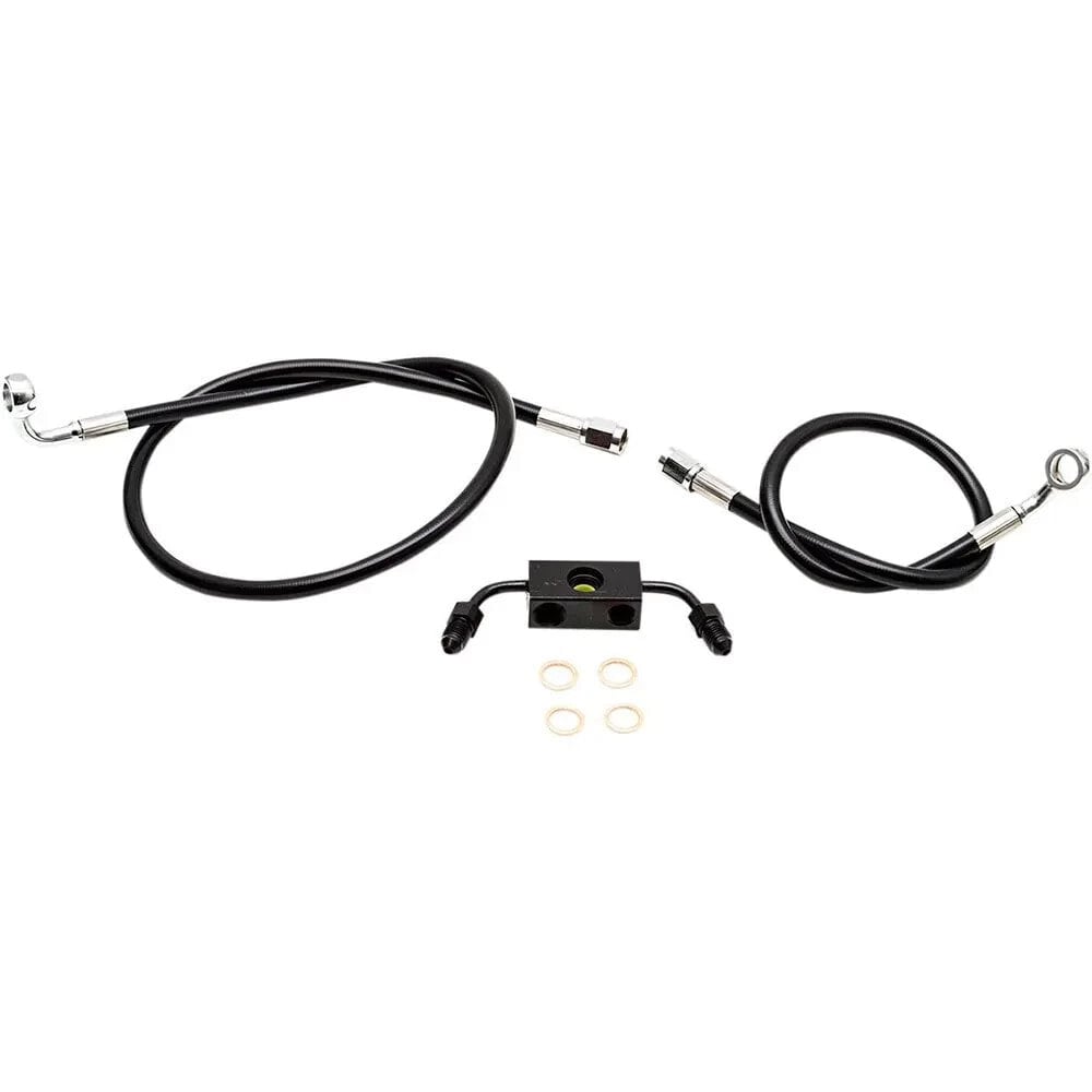 LA CHOPPERS Harley Davidson LA-8321B16B brake line Kit