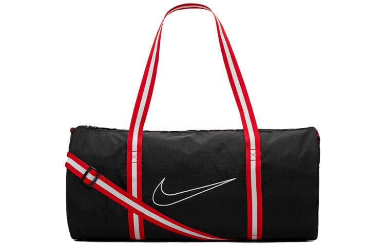Nike Heritage 可调节肩带 行李包单肩斜挎手提旅行包 男女同款 黑红色 / Сумка Nike Heritage CK4973-010