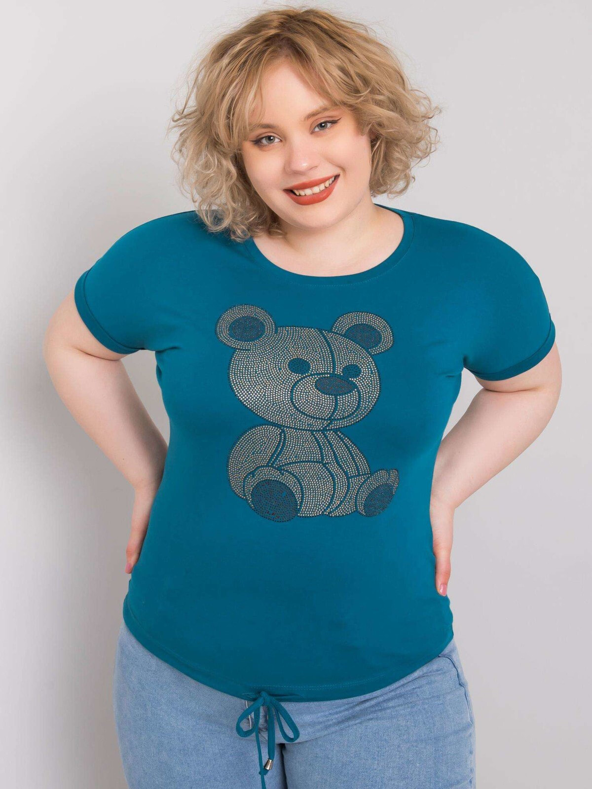 Женская футболка с принтом медведь Factory Price