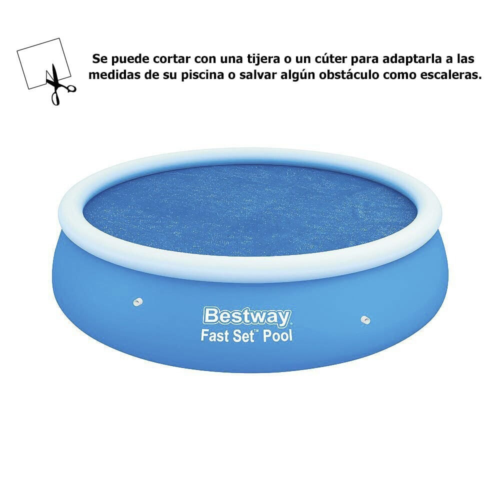 BESTWAY Solar Cover For Fast Set Swimming Pools 244 Cm