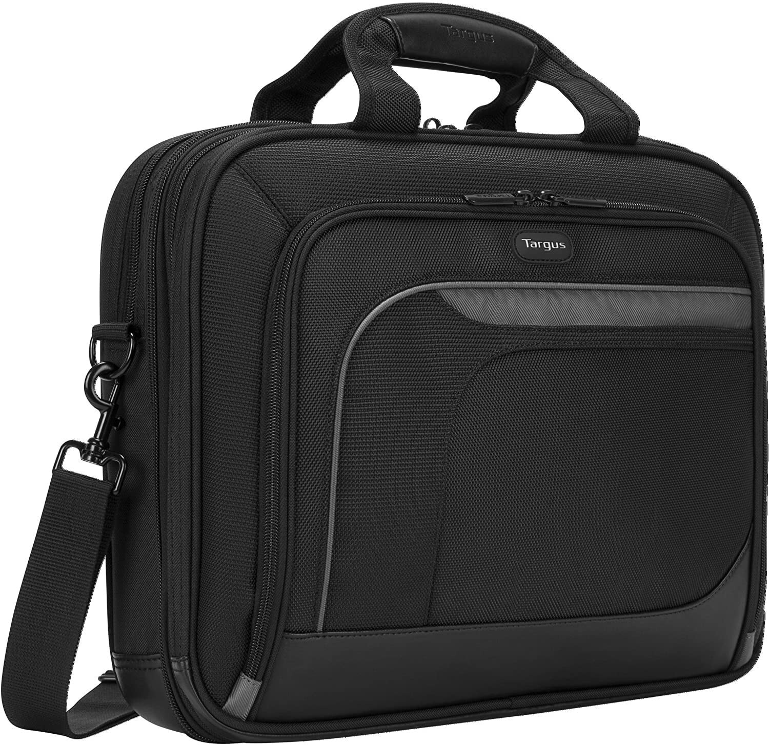 Мужская сумка для ноутбуков Targus Neoprene Sleeve with Shoulder Strap, Professional Business and Travel Laptop black/grey
