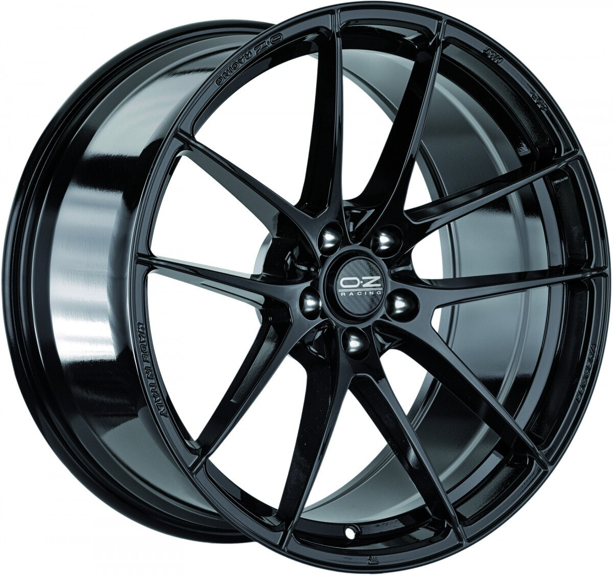 Колесный диск литой OZ Leggera HLT gloss black 8x18 ET35 - LK5/112 ML75