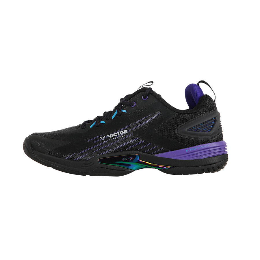 Victor Badminton Shoes Unisex Low-Top Black Purple