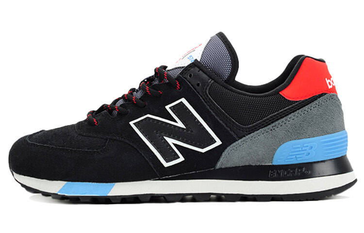 New Balance NB 574 低帮 跑步鞋 男女同款 黑红色 / Кроссовки New Balance NB 574 ML574JHO