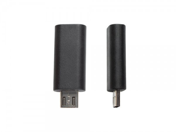 Alcasa USB-AD202 кабельный разъем/переходник USB Micro B USB C Черный
