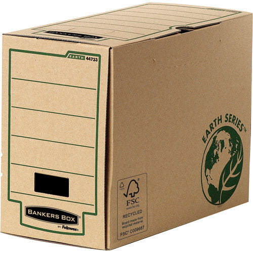Fellowes 4473302 файловая коробка/архивный органайзер Бумага Коричневый, Зеленый