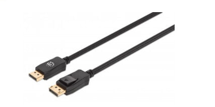 Manhattan 353595 DisplayPort кабель 1 m Черный