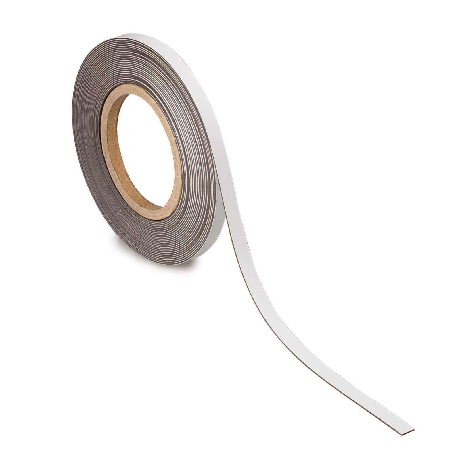 Magnetband 10 mm x 10 m Dicke 1 mm weiß beschriftbares Kennzeichnungsband
