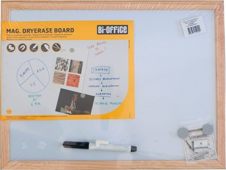 PBS Connect Dry-wipe varnished whiteboard 300x400mm Bi-Office