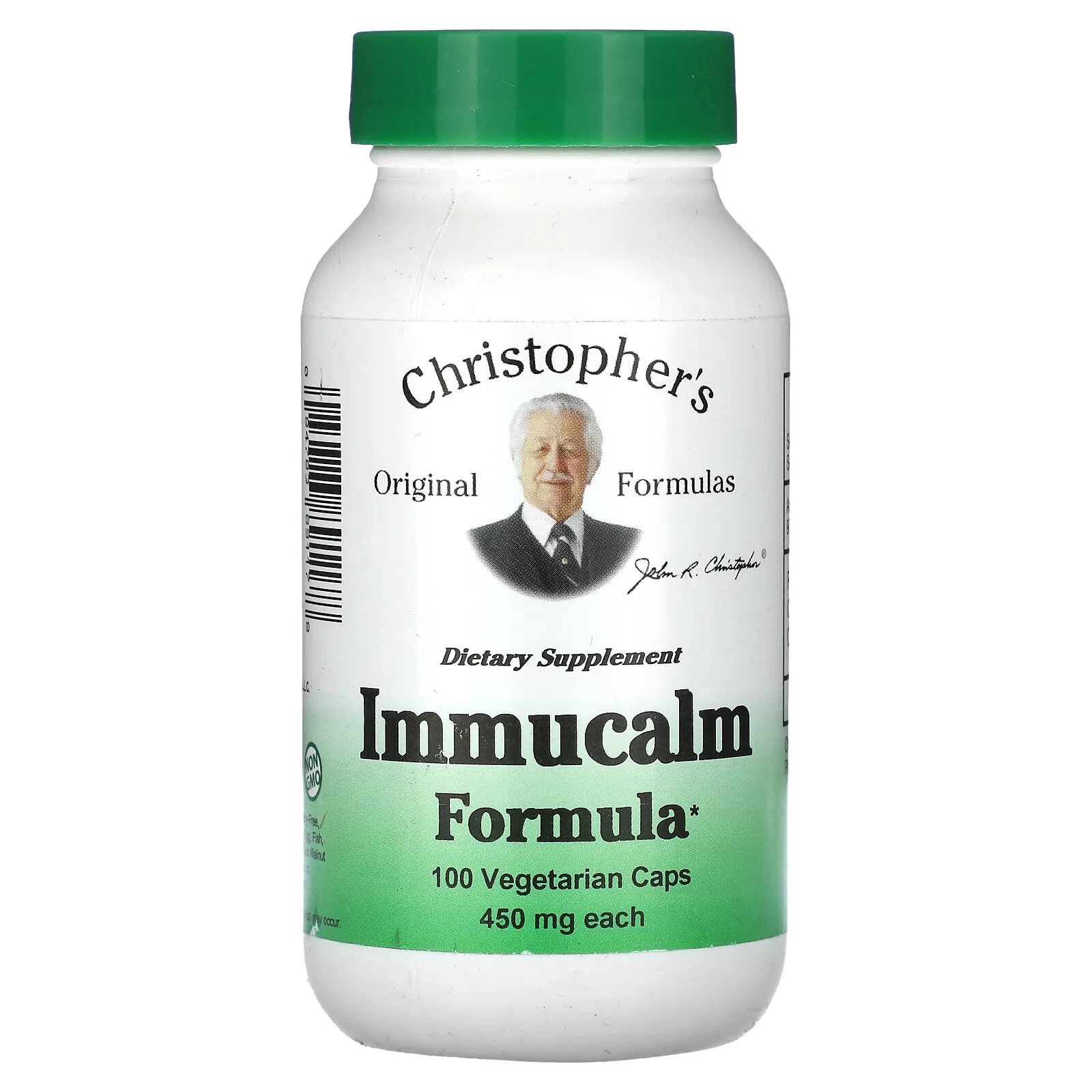 Christopher's Original Formulas, Immucalm Formula, 450 мг, 100 вегетарианских капсул