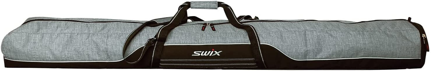 Swix Road Trip 1 Pair Padded Mid-Ski Bag Grey Universal 170 cm to 190 cm