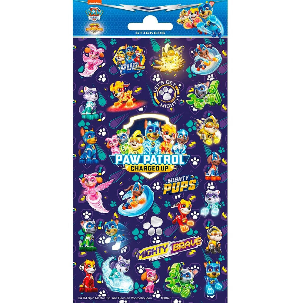 FUNNY PRODUCTS Glitter Mighty Pups Sticker Pack