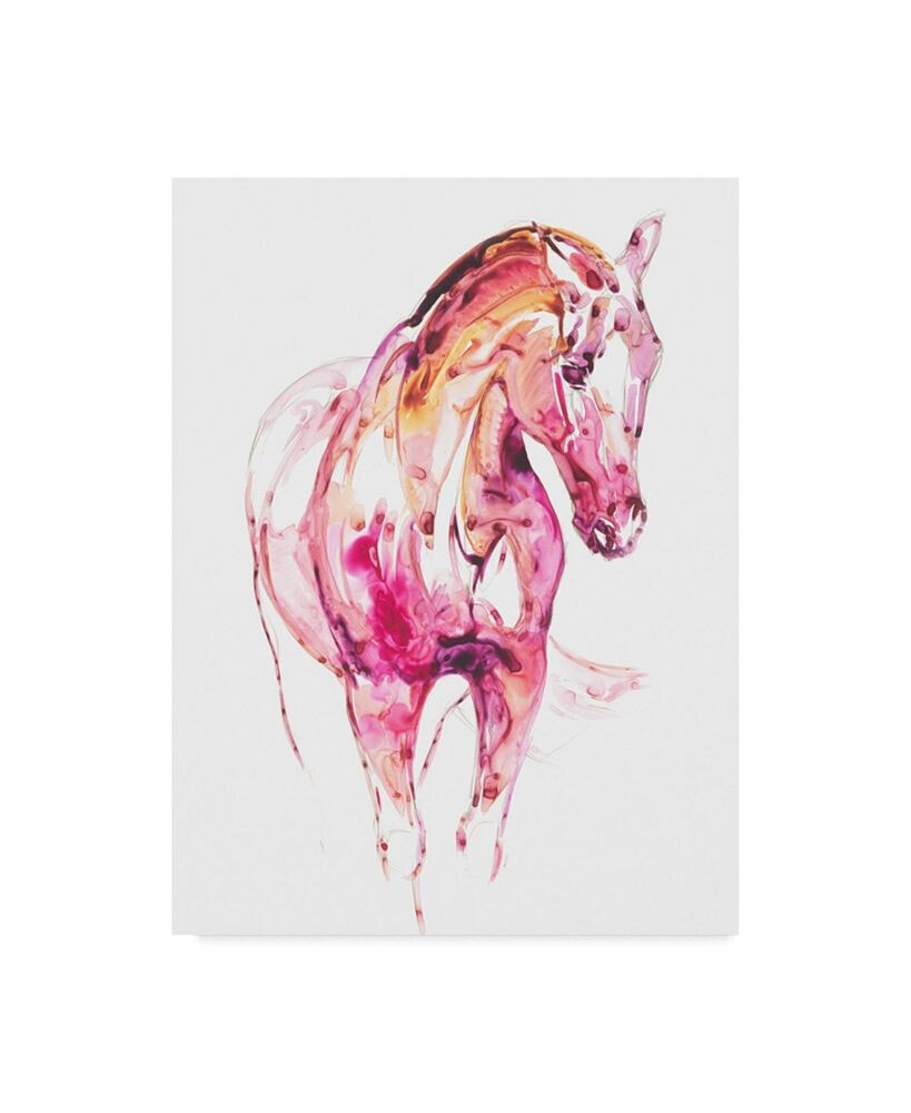 Trademark Global julie T. Chapman Garnet Horse III Canvas Art - 37