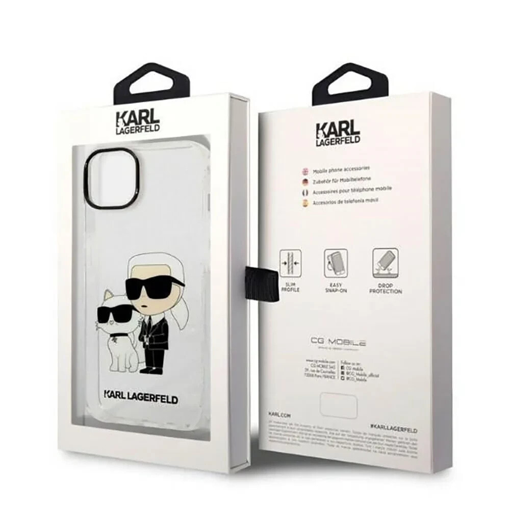 KARL LAGERFELD Klhcp14Mhnkctgt iPhone 14 Plus15 Plus 6.7 Karl&Choupette phone case