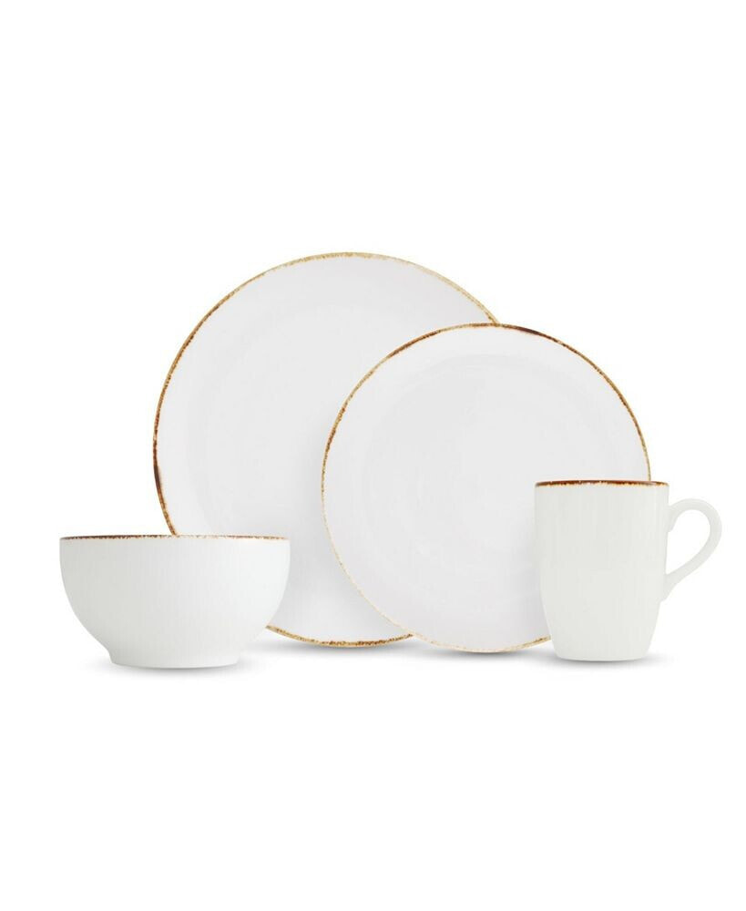 Fortessa salt 16 Pc. Dinnerware Set, Service for 4