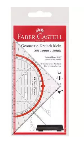 Faber-Castell 177199 чертежный шаблон/лекало Красный, Прозрачный