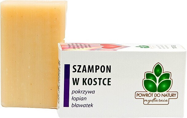 Festes Shampoo mit Brennnessel, Klette und Kornblume - Powrot do Natury Solid Shampoo With Nettle, Burdock And Cornflower