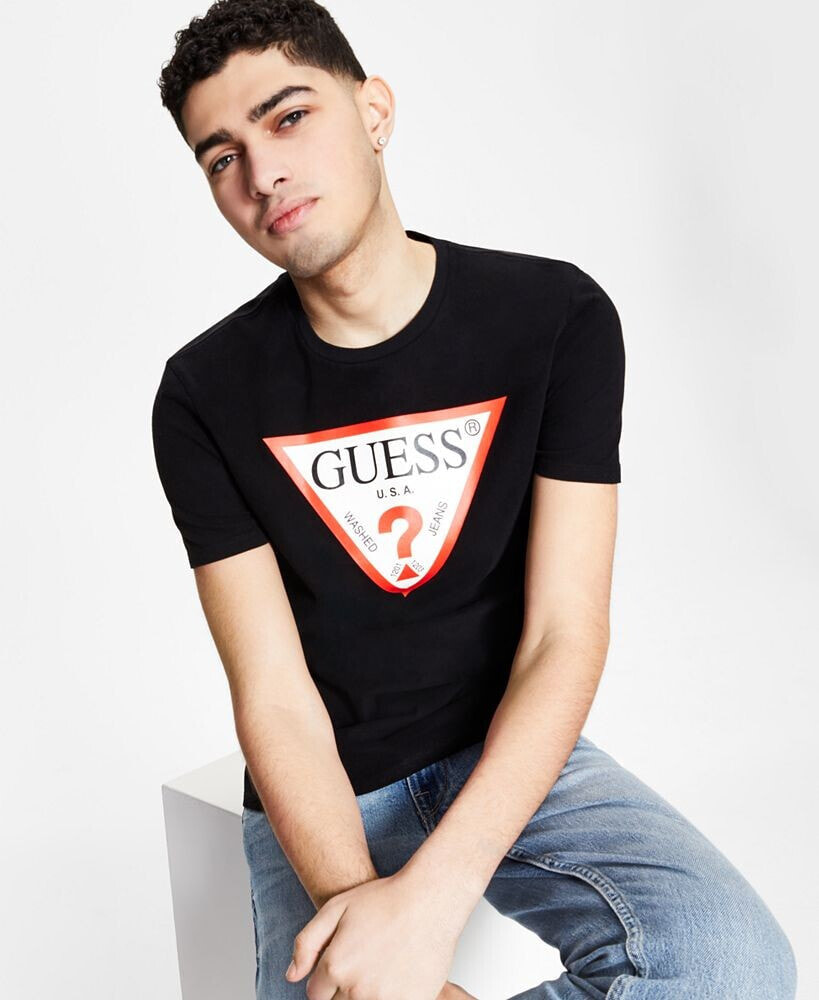 GUESS men's Logo-Print T-Shirt