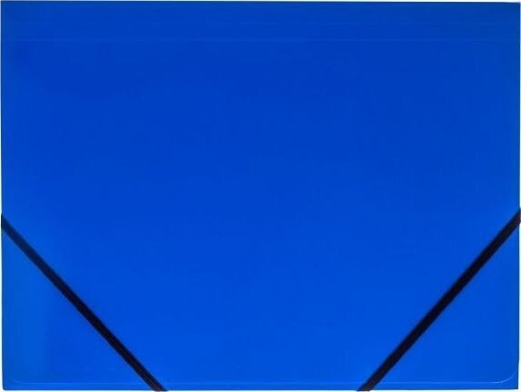 Tetis Teczka kartonowa TETIS z gumką narożna A4 niebieska Tetis