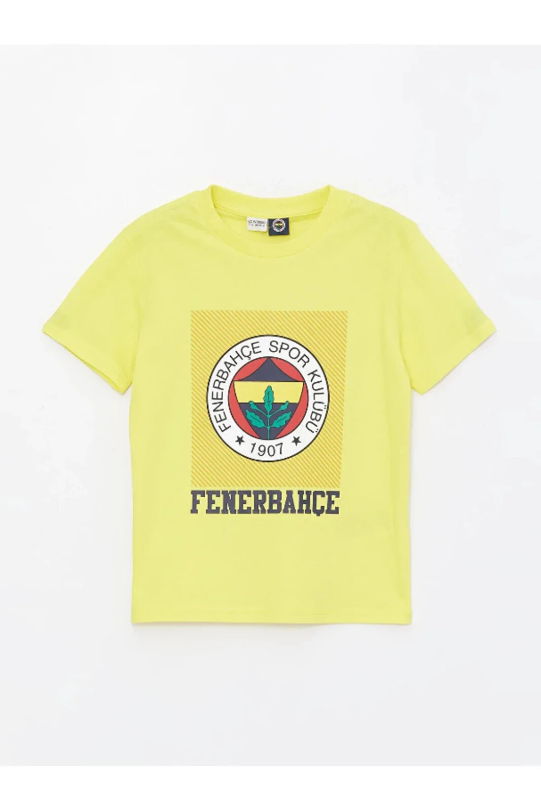 LCW Kids Bisiklet Yaka Fenerbahçe Baskılı Kısa Kollu Erkek Çocuk Tişört
