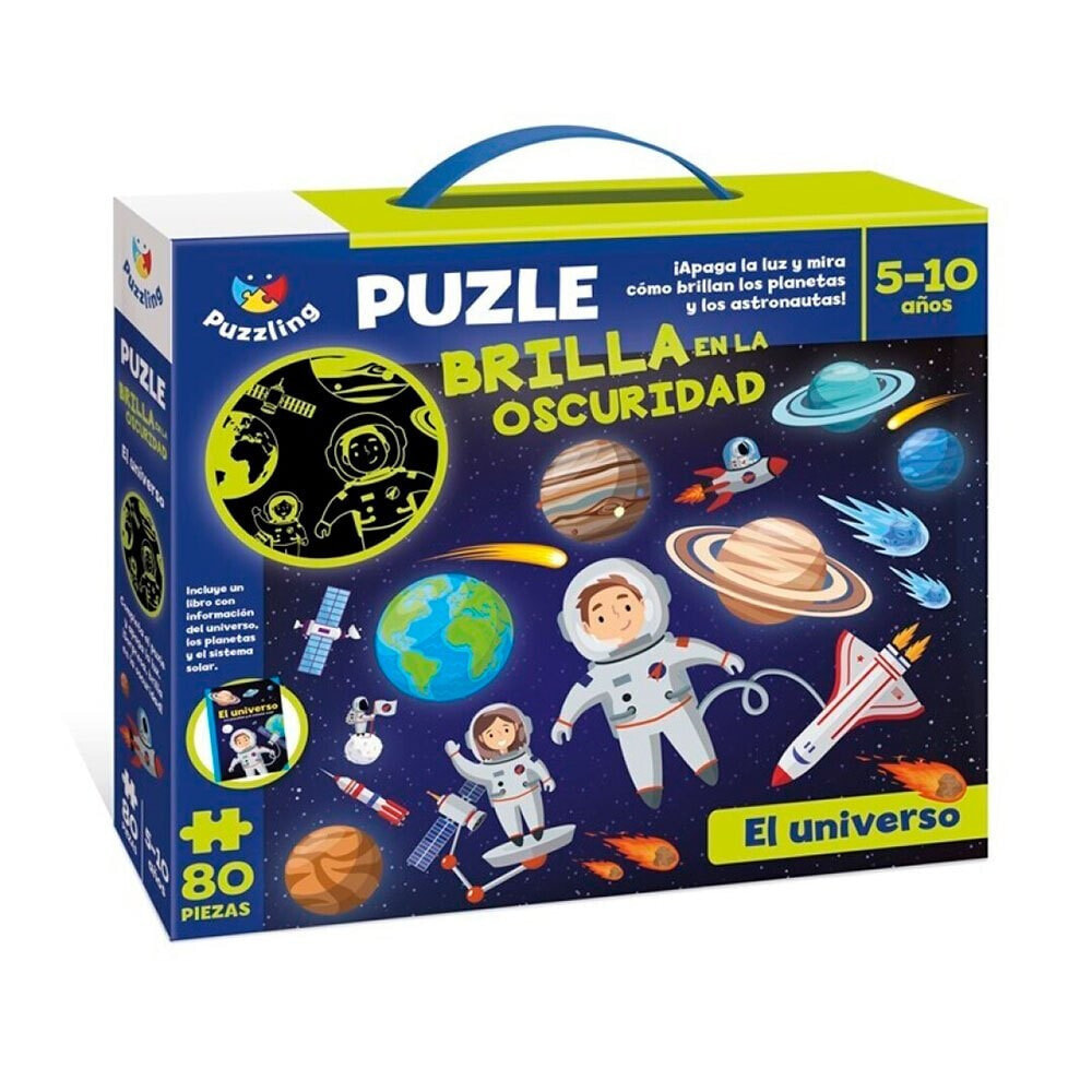 CLEVER GAMES Puzzle 80 Pieces Universe. Shines In The Dark